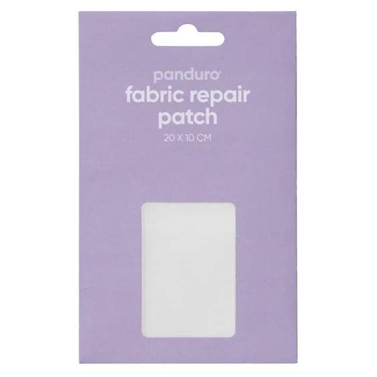 Reparatie patch nylon - 10x20 cm - transparant