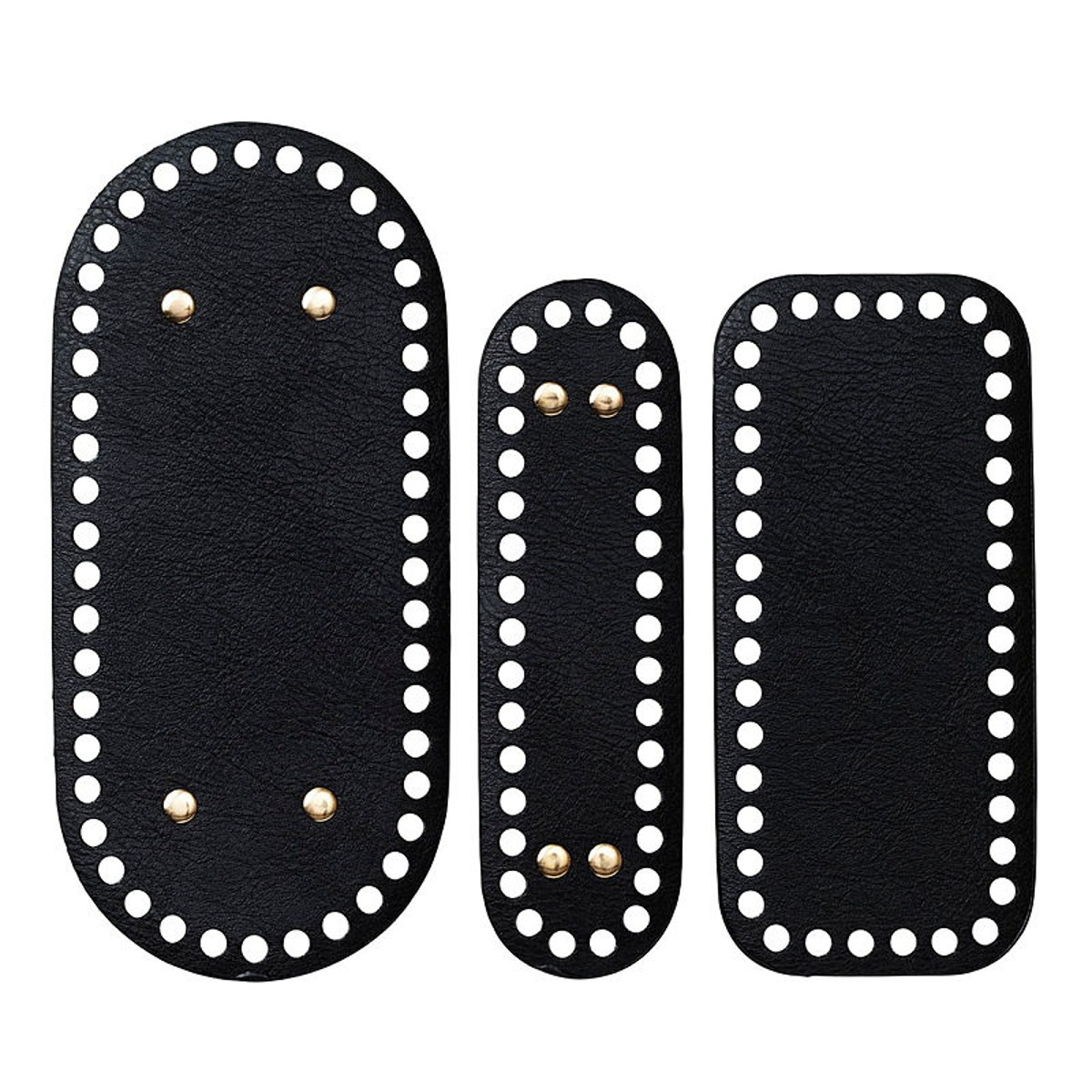 Tasbodem - 3 stuks - zwart