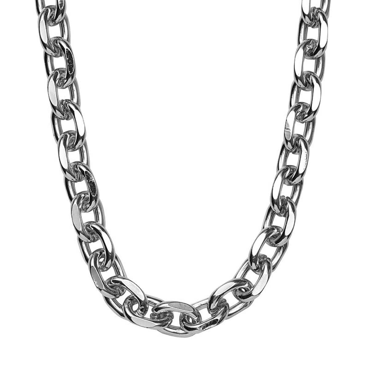 Schakelketting - 100 cm - zilverkleurig