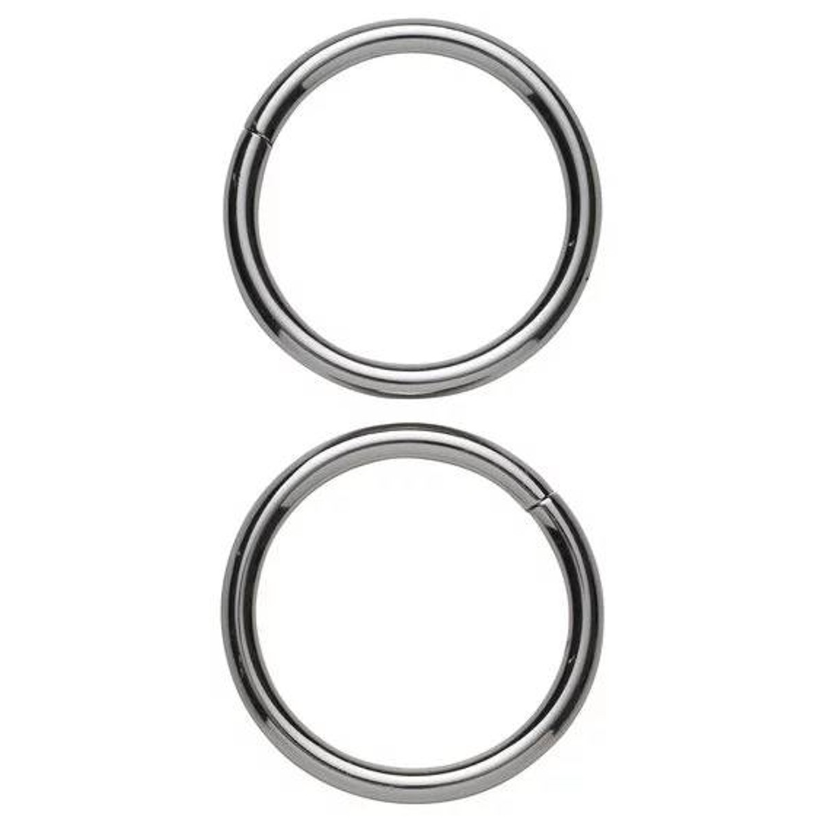O-ringen - 4 cm - 2 stuks - zilverkleurig