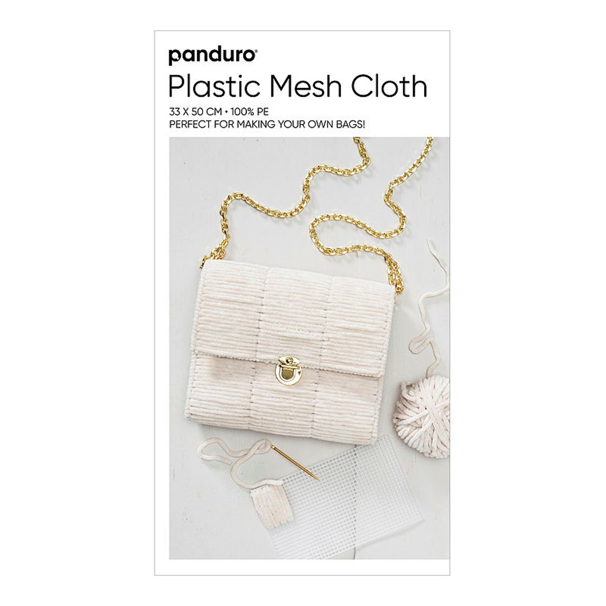 Kunststof borduurstof - 33x50 cm - 2 mm