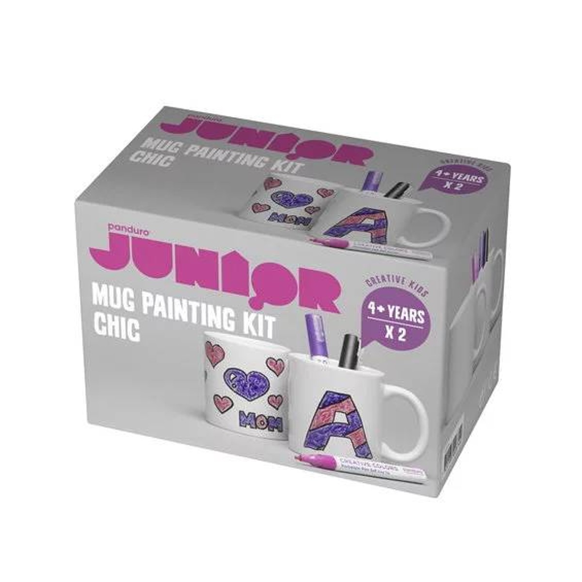 Panduro Junior DIY kit - Chic Mug Painting
