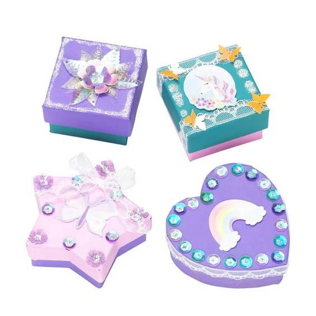 Panduro Junior DIY kit - pretty boxes