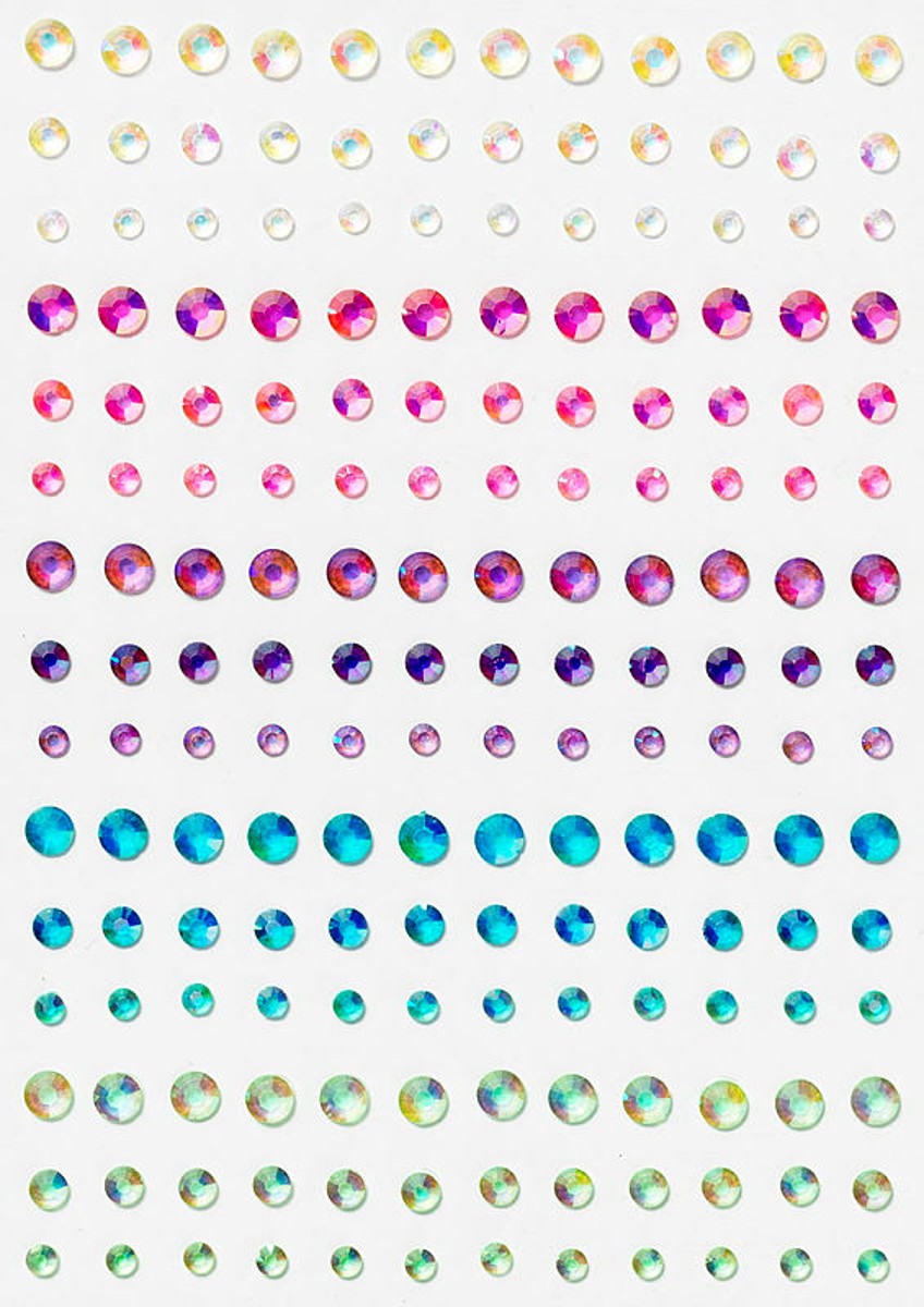 Panduro Face Jewels - crystal dots pastel