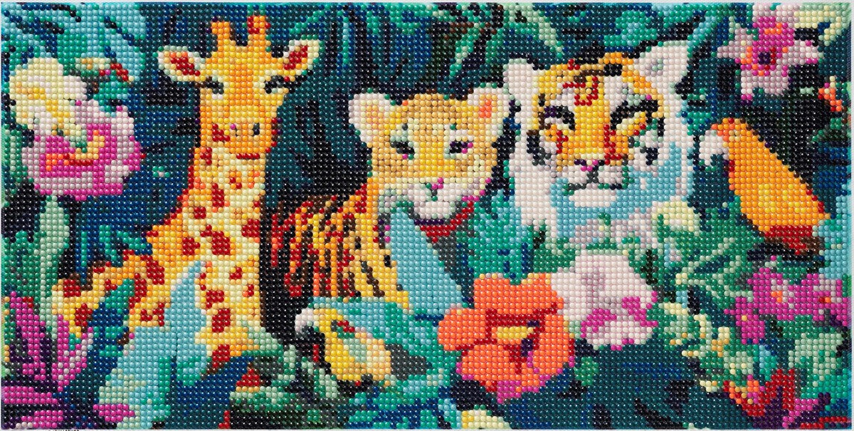 Panduro Junior DIY kit - Bling Dots jungle