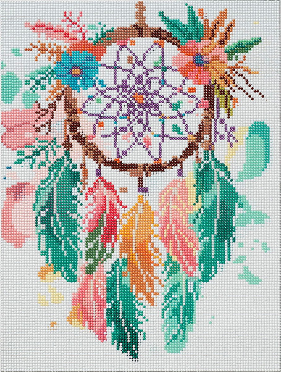 Panduro Junior DIY kit - Bling Dots dreamcatcher