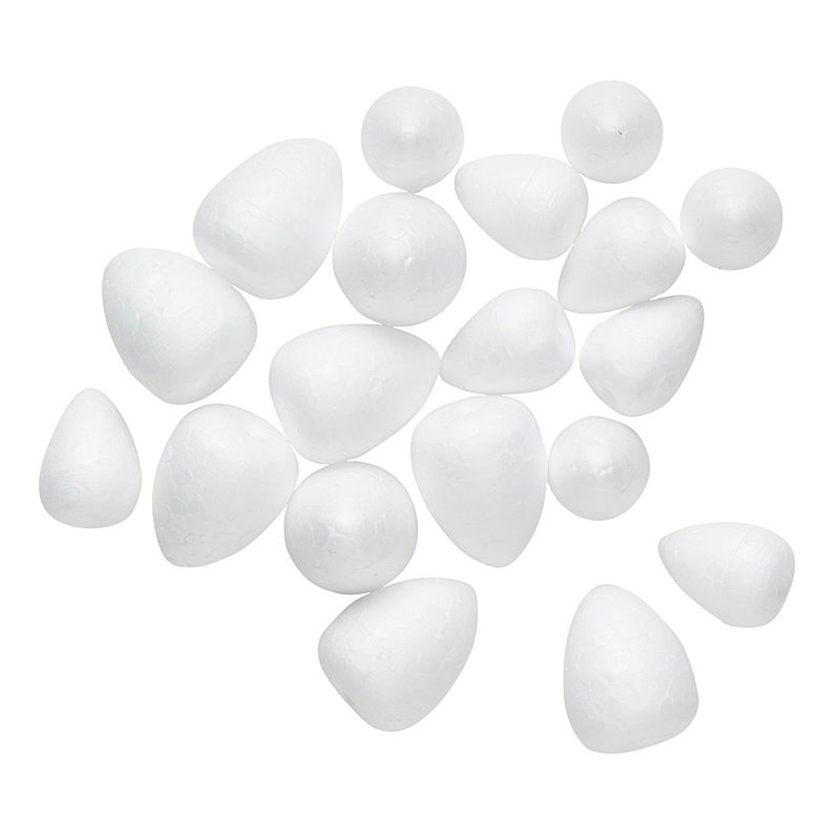 Piepschuim bloemknoppen - 20 stuks