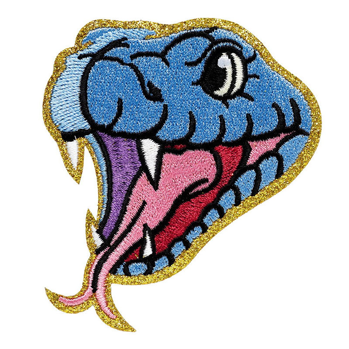 Iron-on plaatje - slangenhoofd