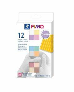 FIMO Soft set - 12 kleuren - pastel