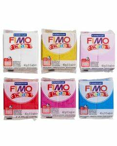 FIMO Kids set - 6 kleuren - glitter