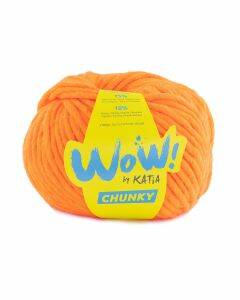 Katia Wow Chunky - naranja neón 64
