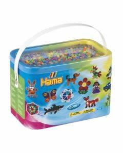 Hama Midi - strijkkralen box - 10.000 stuks - pastel mix