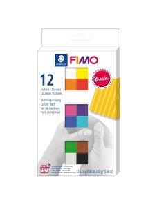 FIMO Soft set - 12 kleuren - basic