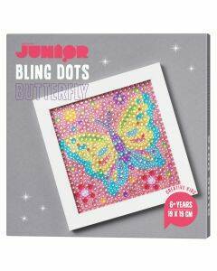 Panduro Junior DIY kit - Bling Dots vlinder