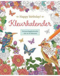 Kleurkalender - Happy birthday!