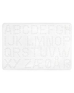 Hama Midi - onderplaat - alfabet