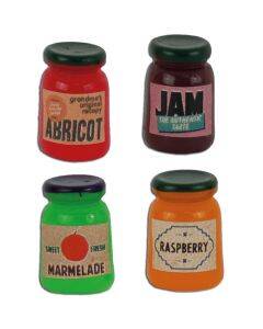 Het Muizenhuis - mini's - 4 jampotjes