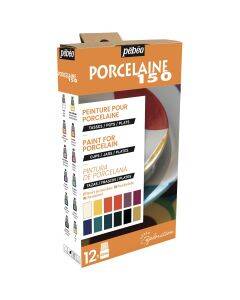 Porseleinverf - 20 ml - glans - 12 stuks