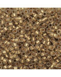 TOHO Treasure kralen - 11/0 - #989FM goudkleurig transparant mat