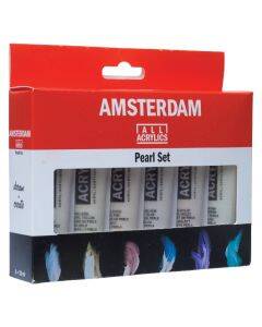 Amsterdam acrylverf set - 6 stuks - parel