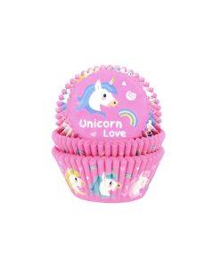 baking cups 50 stuks - unicorn