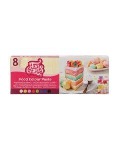 FunCakes FunColours food colour - paste - 8 stuks