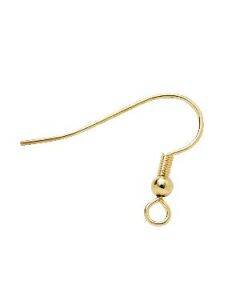 Oorhaakjes - 10 stuks - goudkleurig