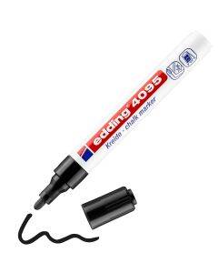 edding 4095 chalk marker - 2 tot 3 mm - zwart