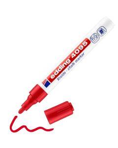 edding 4095 chalk marker - 2 tot 3 mm - rood