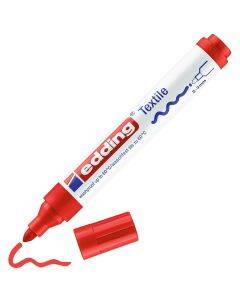 edding 4500 textile pen - 2 tot 3 mm - rood