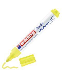 edding 4500 textile pen - 2 tot 3 mm - neon geel