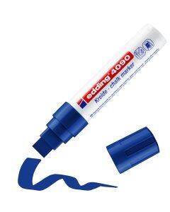 edding 4090 chalk marker - blokpunt - 4 tot 15 mm - blauw