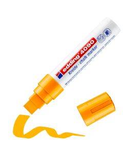 edding 4090 chalk marker - blokpunt - 4 tot 15 mm - neon oranje