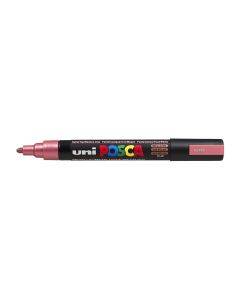POSCA acrylmarker - medium PC-5M - 1,8-2,5 mm - metallic rood