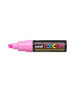 POSCA acrylmarker - beitelpunt PC-8K - 8 mm - fluor roze
