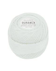 Durable borduur-/haakkatoen - 20 gram - wit