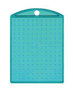 Pixelhobby medaillon - transparant turquoise