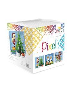Pixelhobby kubus - 24-delig - kerst