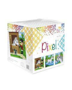 Pixelhobby kubus - 24-delig - paarden