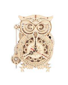 Robotime houten 3D puzzel - Owl Clock