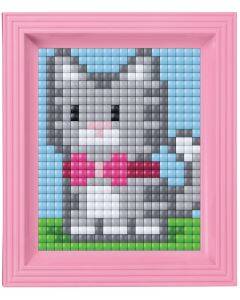 Pixelhobby XL set met lijst - katje