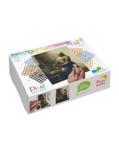 Pixelhobby set - 4 platen - Het Melkmeisje