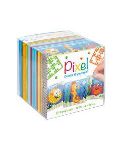 Pixelhobby kubus - 24-delig - zeedieren