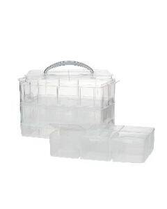 Opbergbox stapelbaar - 15x23x16 cm