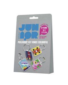 Panduro Junior DIY kit - Pixel sleutelhangers - Colourful