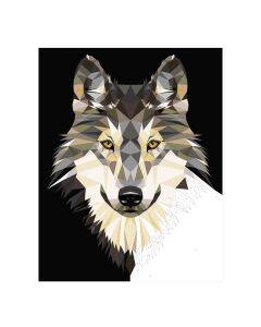 Schilderen op nummer - wolf