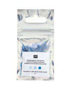 Kaarsen pigment - 5 gram - lichtblauw