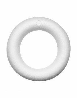 Piepschuim - ring met platte kant - 20 cm