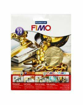 FIMO bladmetaal - goudkleurig