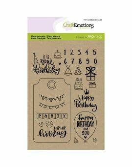 clearstamps - A6 birthday